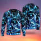 Christmas Deer Snowman Tree Glow Light – Sweater - Ugly Christmas Sweater