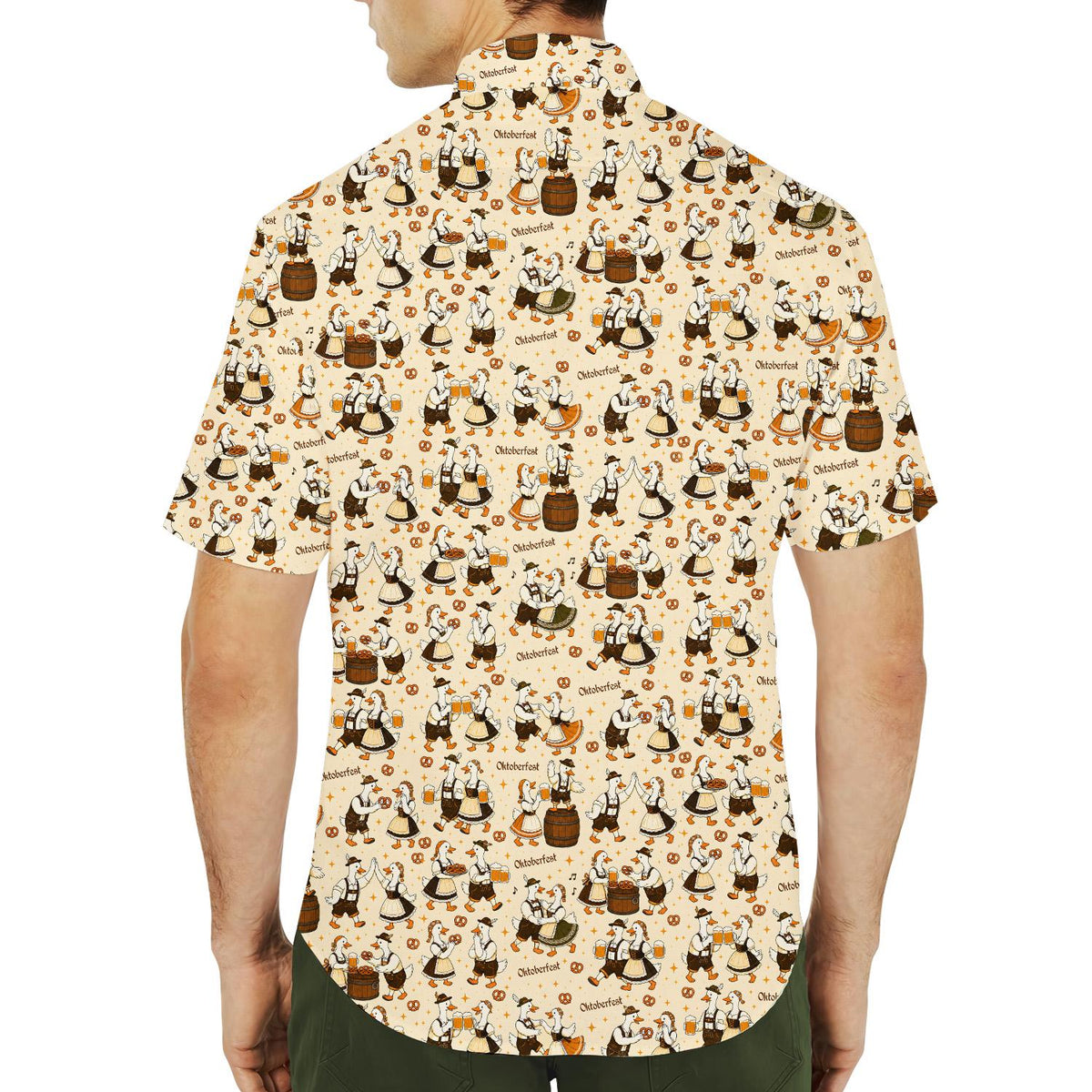 Oktoberfest Goose Bavarian Beer Pretzel Festival – Hawaiian Shirt