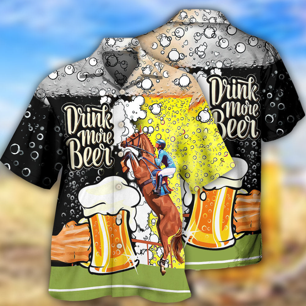 Beer And Horse Racing Fun Quote – Hawaiian Shirt