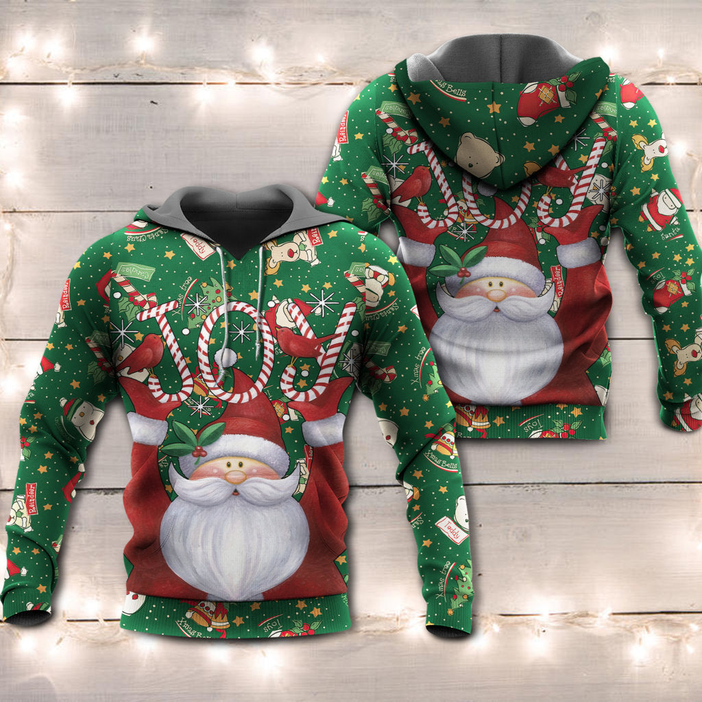 Christmas Santa Claus Lover Joy - Hoodie