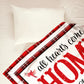 Cardinal Red Truck Christmas Flannel Blanket For Living Room And Bedroom Styling
