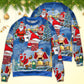Christmas Rebellious Santa Fun Art – Sweater - Ugly Christmas Sweater