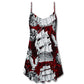Vintage Sailing Ship Anchor Sea – Women's Summer Sleeveless V-Neck Camisole Dress
