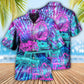 Audio Engineer Neon Soundwave Art – Hawaiian Shirt