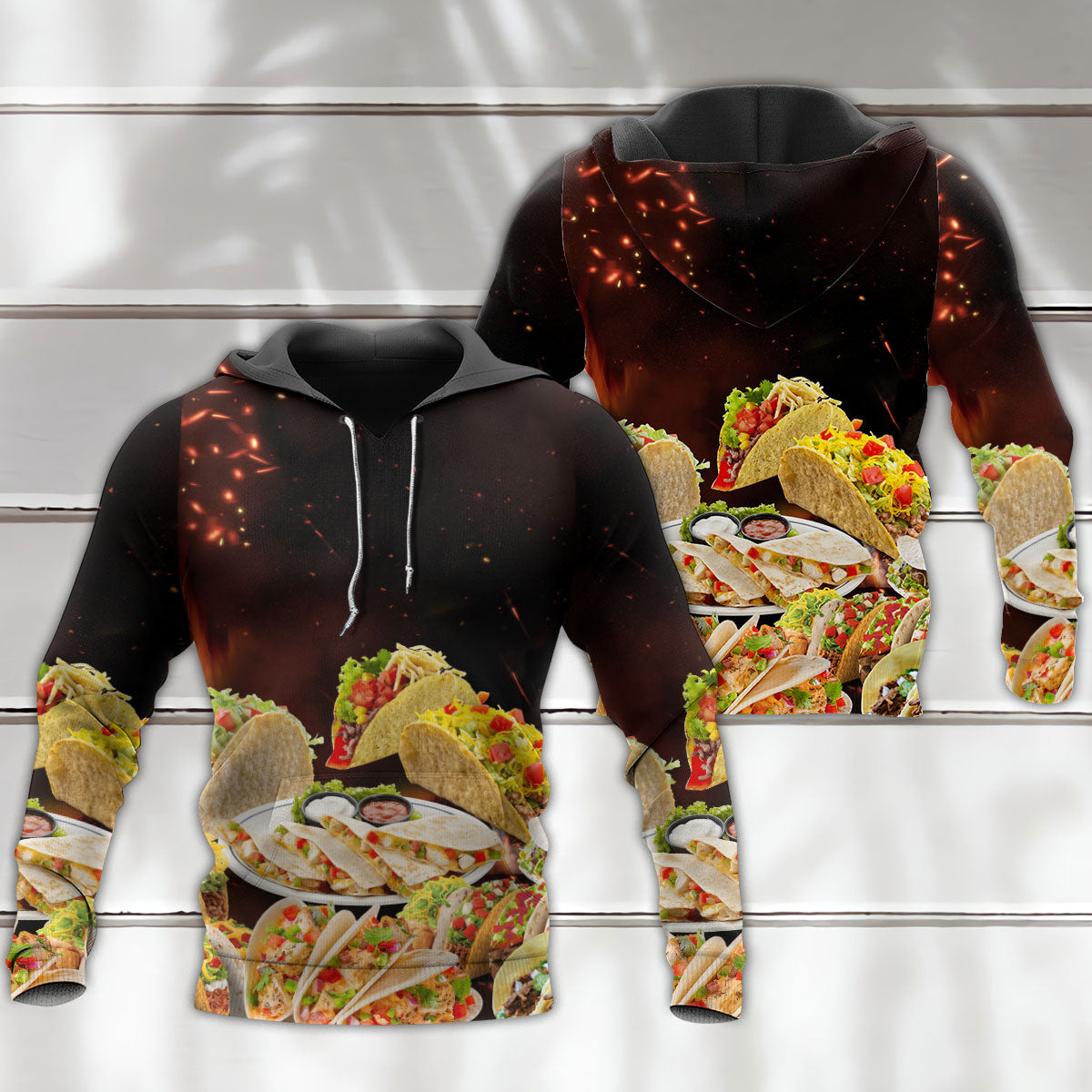 Tacos Fast Food Lover - 3D Hoodie