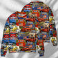 Truck Packed Cargo Art Style – Sweater - Ugly Christmas Sweater