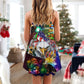 Eagle Love Christmas Spirit – Women's Summer Sleeveless V-Neck Camisole Dress
