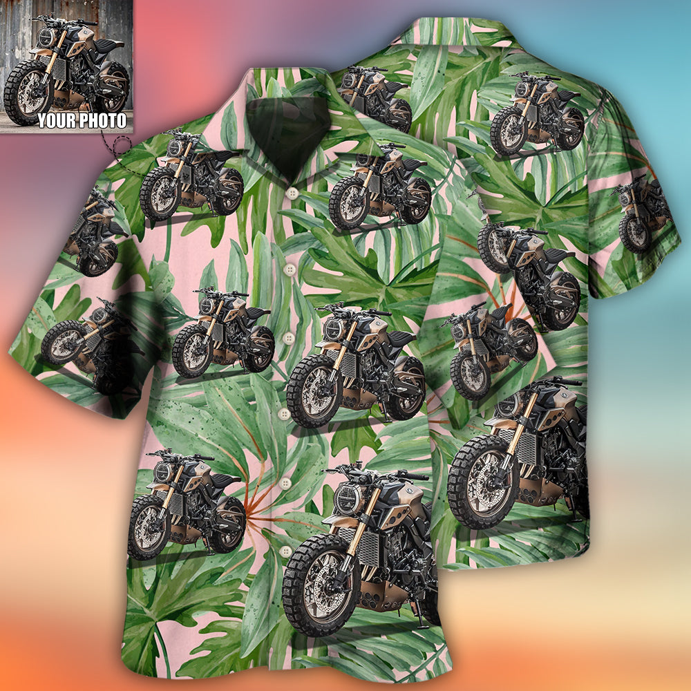 Motorcycle Lover Custom Photo - Hawaiian Shirt