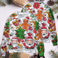 Christmas Santa Cutie Snowman Gingerbread – Sweater - Ugly Christmas Sweater