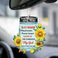 Sunflower Jar Faithful Path 20 Oz Tumbler For Travel Gifts