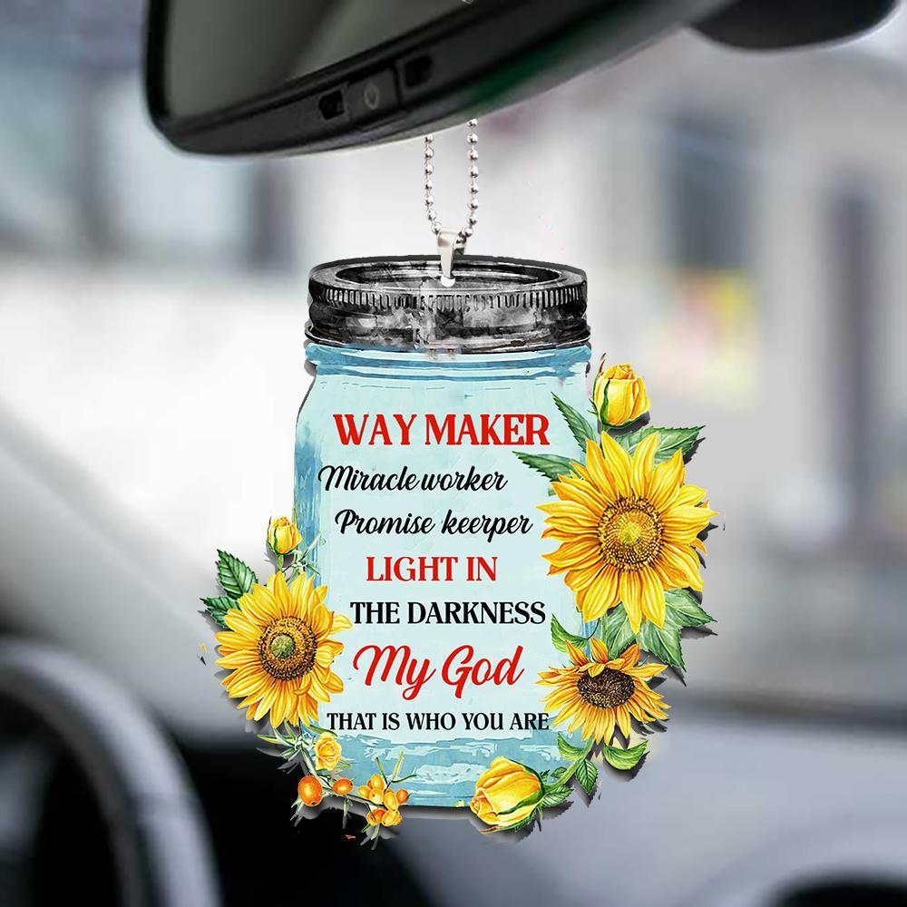 Sunflower Jar Faithful Path 20 Oz Tumbler For Travel Gifts