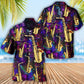Saxophone Music Neon Jazz Art – Hawaiian Shirt