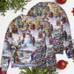 Christmas Winter Holiday Santa Style – Sweater - Ugly Christmas Sweater