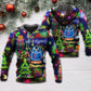 Christmas Bright Neon Lights - 3D Hoodie