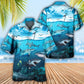 Shark Undersea Darkness Moody Art – Hawaiian Shirt