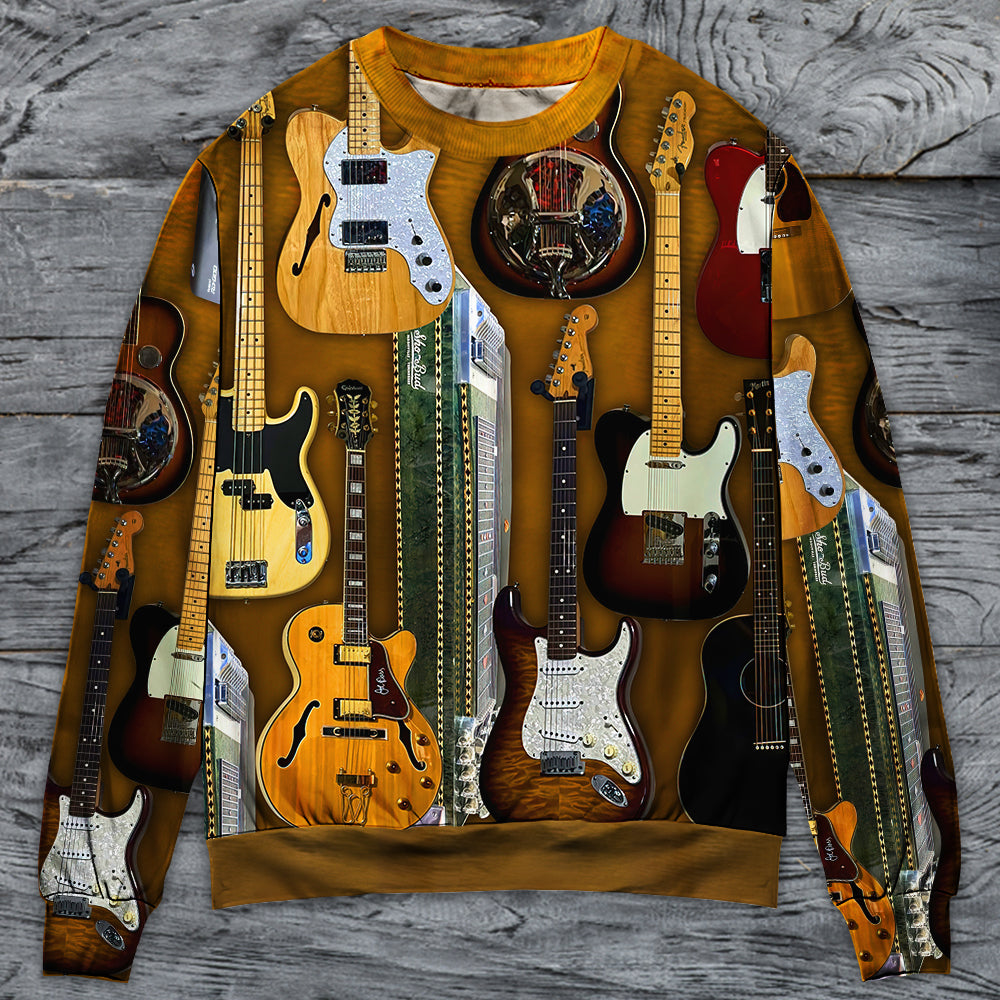 Vintage Guitar Basic Style – Sweater - Ugly Christmas Sweater