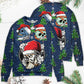 Christmas Skull Santa Hat Snow – Sweater - Ugly Christmas Sweater