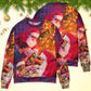 Christmas Santa Story Light Art Style – Sweater - Ugly Christmas Sweater