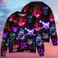 Skull Neon Art Happy Holiday Style – Sweater - Ugly Christmas Sweater