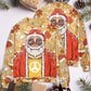 Christmas Santa Cutie Hippie Groovy Style – Sweater - Ugly Christmas Sweater