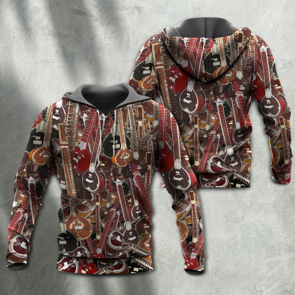Sitar Player Pride Quote - 3D Hoodie