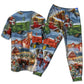 Christmas To Farm Happiness - Pajamas Short Sleeve - Owls Matrix LTD