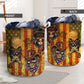 Skull Cowboy America Retro - Laundry Basket - Owls Matrix LTD