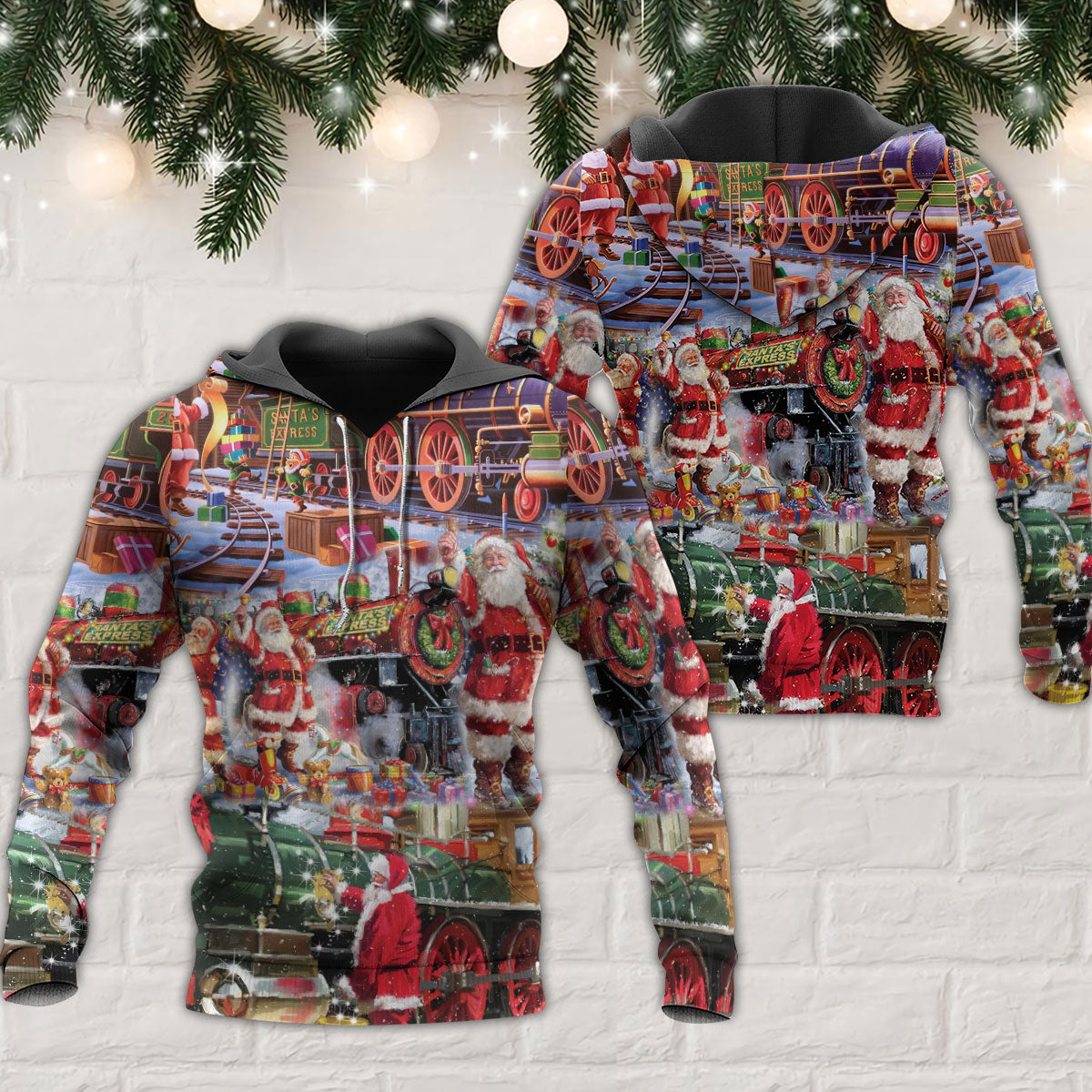 Winter Village Spirit Of Giving Art – 3D Hoodie