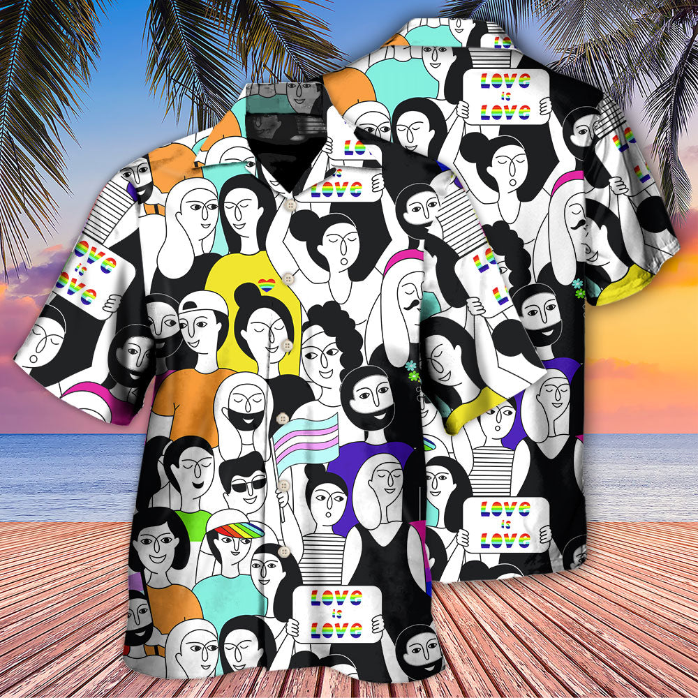 LGBT Love Be Who You Are – Hawaiian Shirt