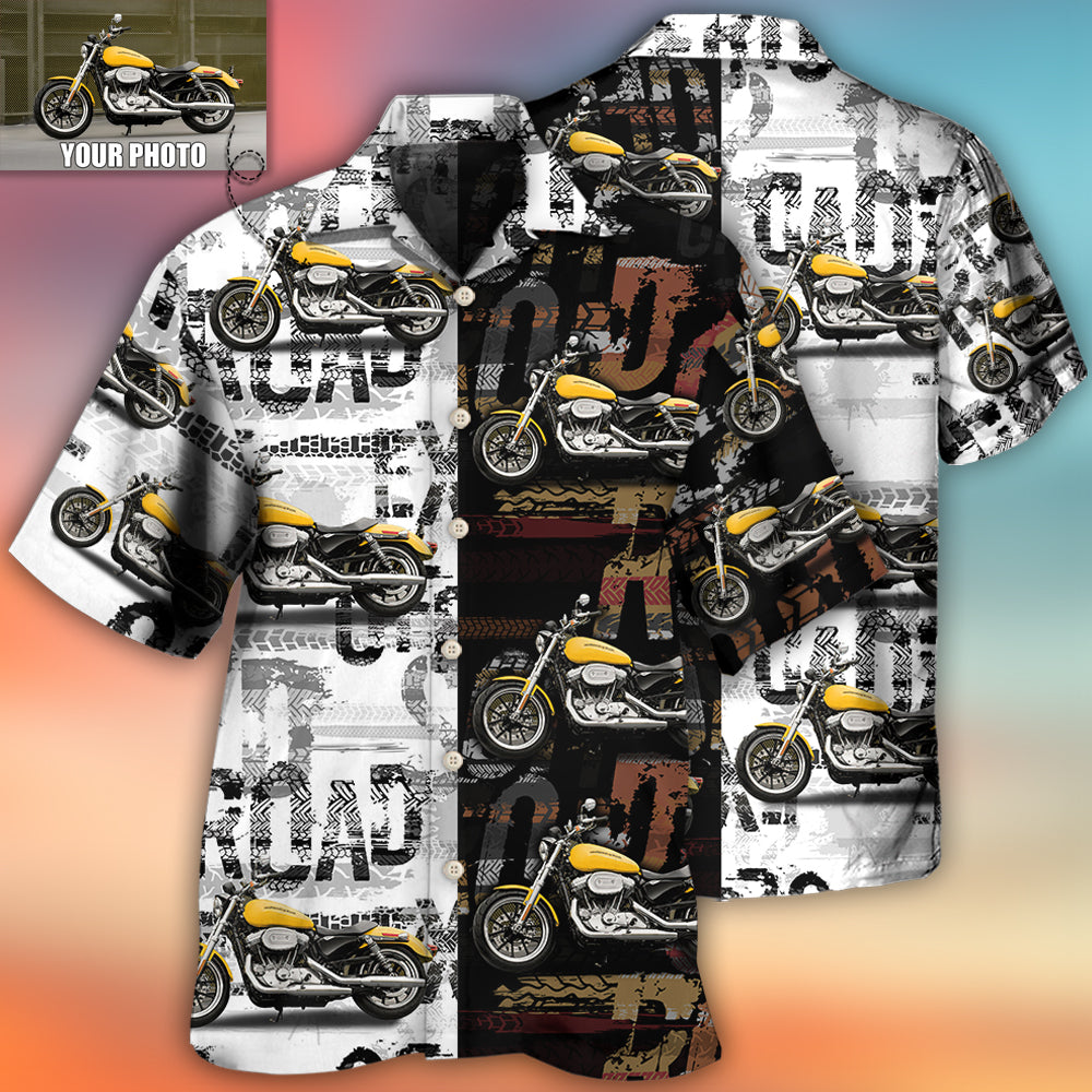 Motorcycle Lover Custom Photo - Hawaiian Shirt