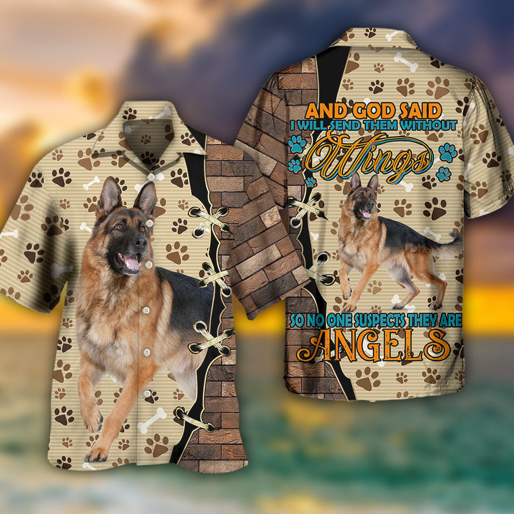German Shepherd My Cool Dog Artistic Style - Hawaiian Shirt