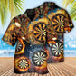 Flaming Fire Dart Action Art – Hawaiian Shirt