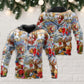 Christmas Merry Holly Jolly Quote Art – 3D Hoodie