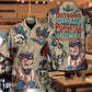 Funny Tattooing Saved Me Vintage Style - Hawaiian Shirt