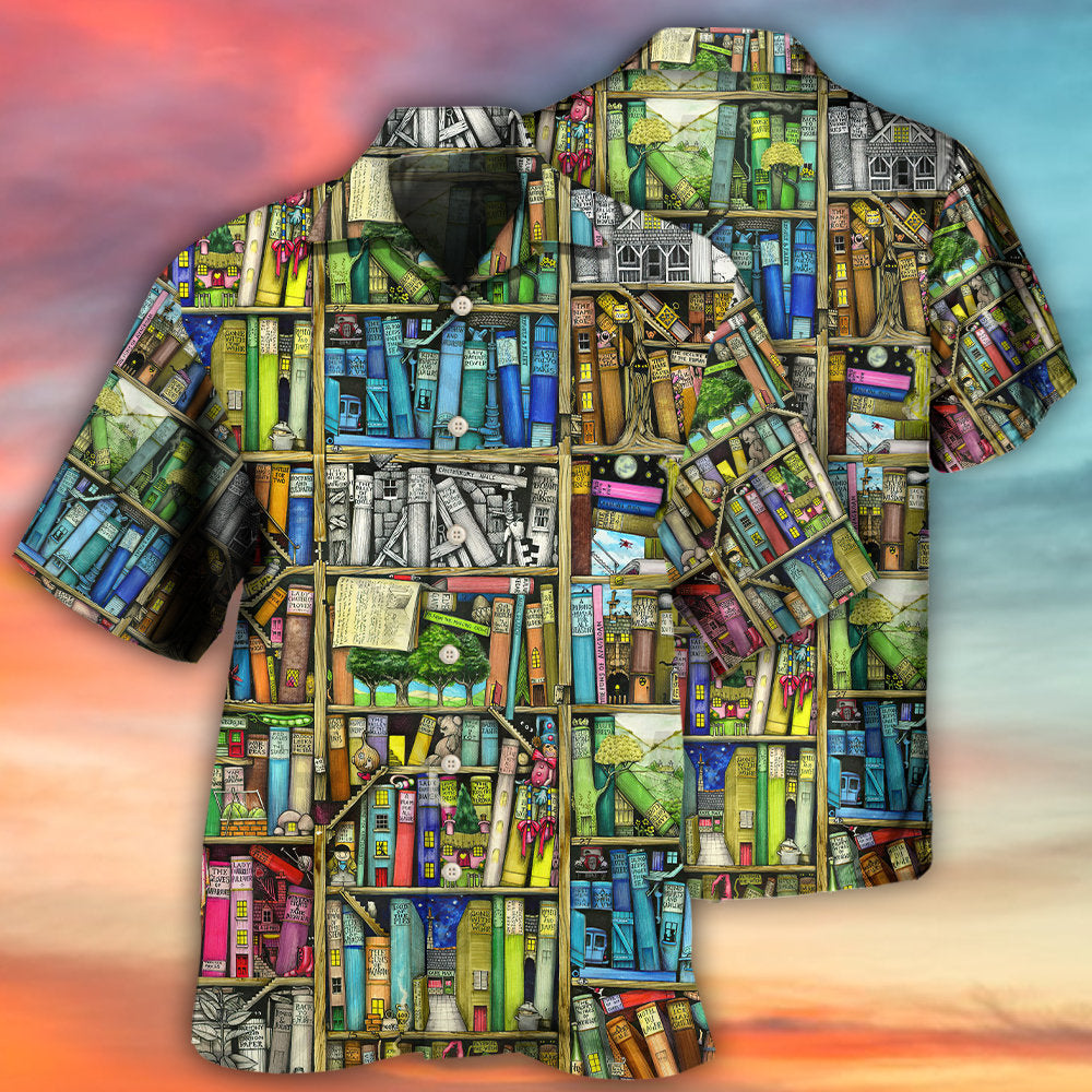 Fantasy World Inside A Book Art – Hawaiian Shirt