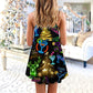 Christmas Cocktail Neon Party – Women's Summer Sleeveless V-Neck Camisole Dress