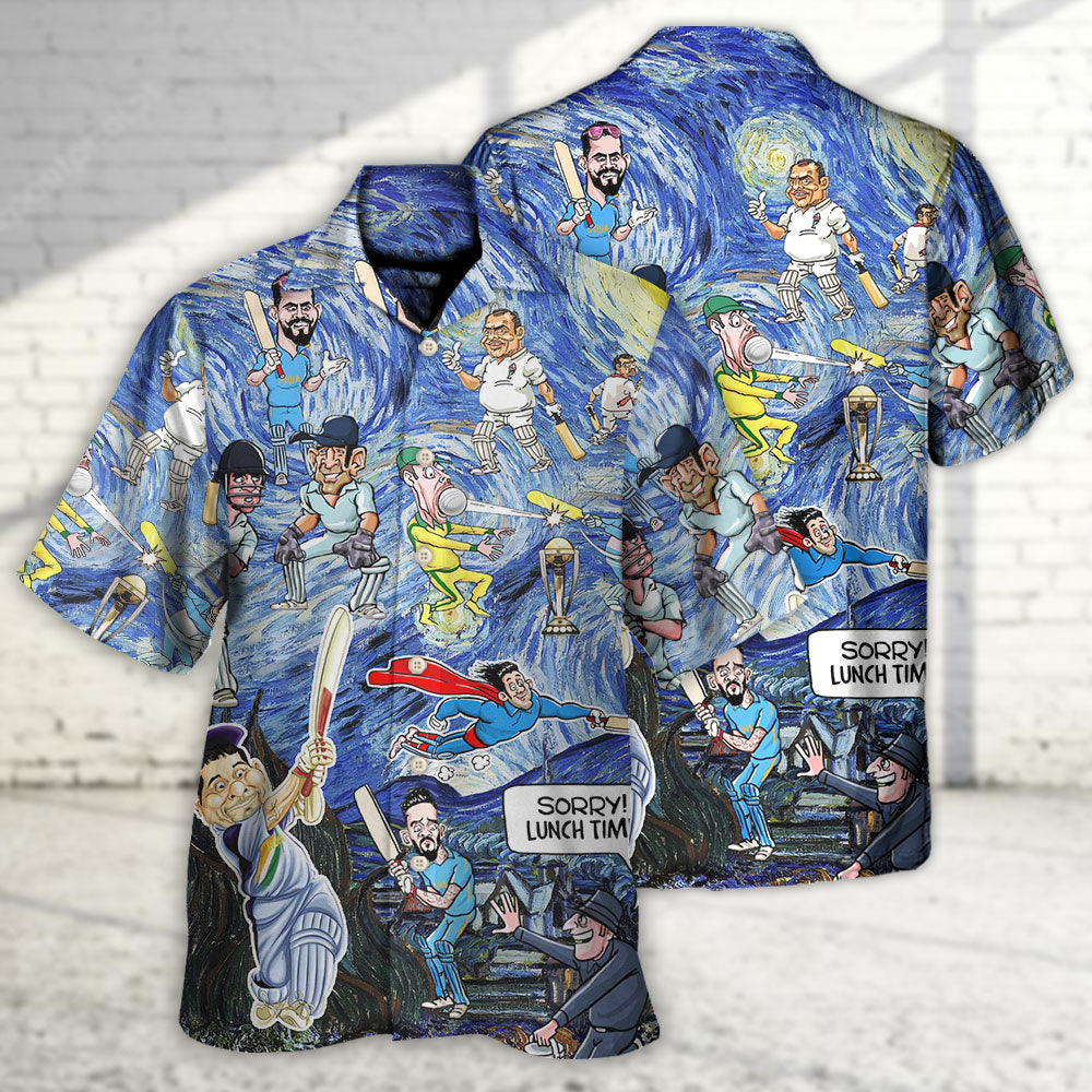 Cricket Sport Funny Play Amazing Style - Hawaiian Shirt