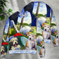 Funny Golf Dog Lover Art Style – Sweater - Ugly Christmas Sweater