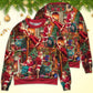 Christmas Santa Story Chilling Happy Xmas – Sweater - Ugly Christmas Sweater