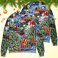 Christmas Gift Train Arrives At The Wharf – Sweater - Ugly Christmas Sweater