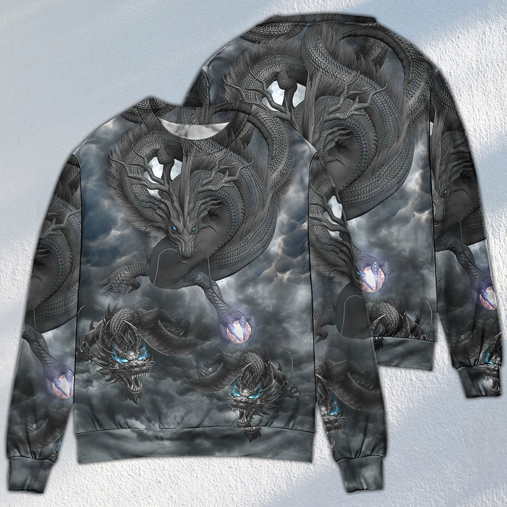 Dragon Power Fantasy Art Style – Sweater - Ugly Christmas Sweater