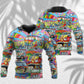 Hippie Van Colorful Peace - 3D Hoodie
