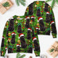 Black Cat Christmas Merry Xmas – Sweater - Ugly Christmas Sweater
