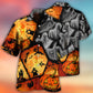 Halloween Ghost And Pumpkin Spooky Art – Hawaiian Shirt