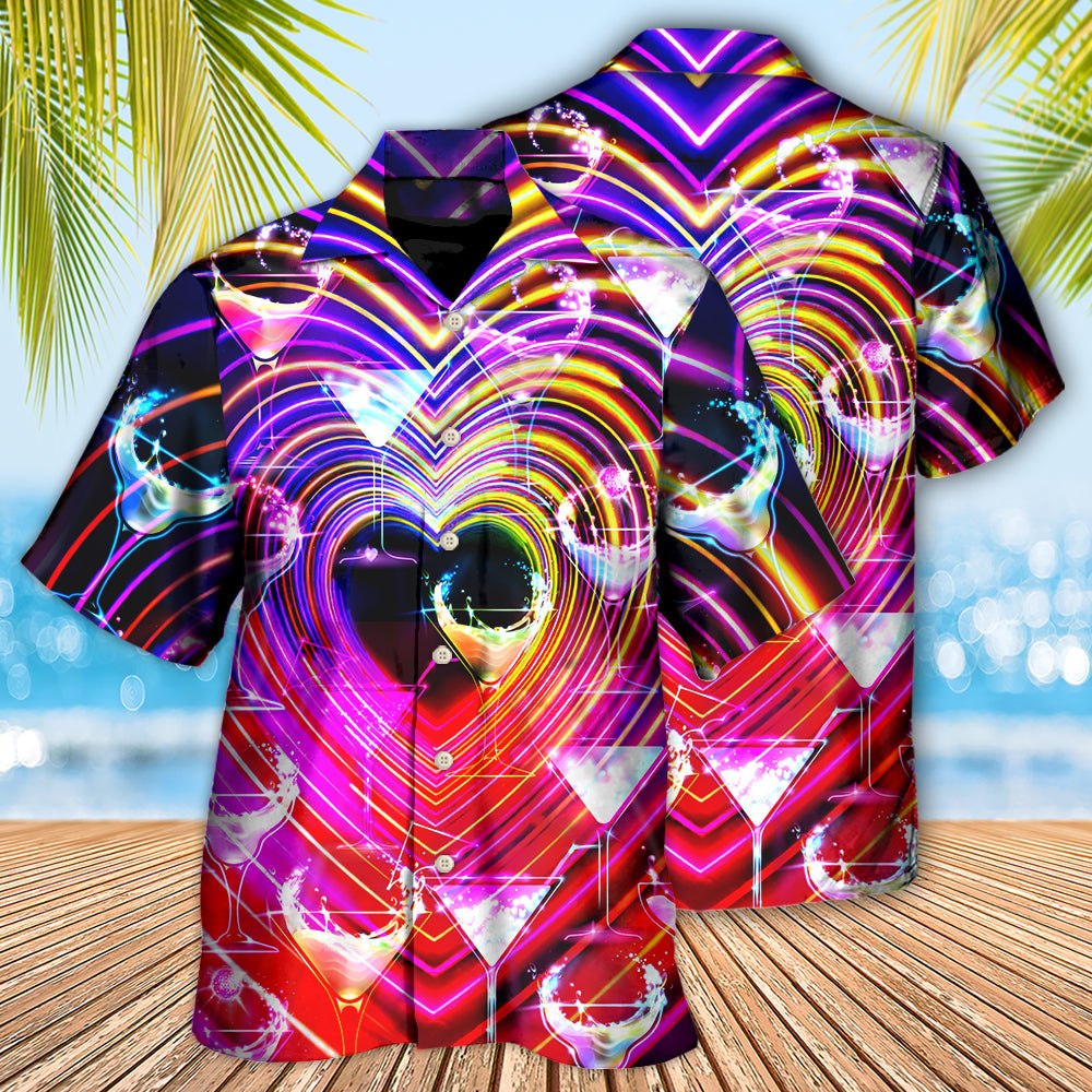 Romantic Cocktail Party Sweet Neon Light - Hawaiian Shirt
