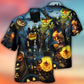 Halloween Pumpkin Starry Night Scene – Hawaiian Shirt