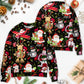 Christmas Joyful Santa Snowman Merry Xmas – Sweater - Ugly Christmas Sweater