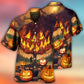 Halloween Burning Pumpkin Crazy Art – Hawaiian Shirt