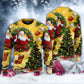 Christmas Tree Yellow Santa Claus – Sweater - Ugly Christmas Sweater