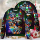 Car Christmas Neon Amazing Style – Sweater - Ugly Christmas Sweater